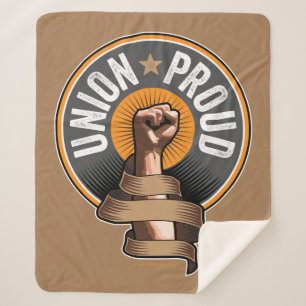 Union Proud Sherpa Blanket