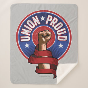Union Proud Sherpa Blanket