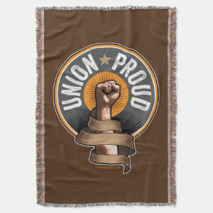 Union Proud Throw Blanket