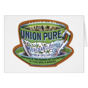Union Pure Merchant's Coffee Label