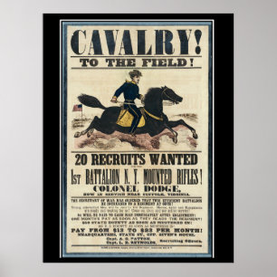 Union Recruitment Poster Civil War