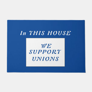 Union social justice doormat