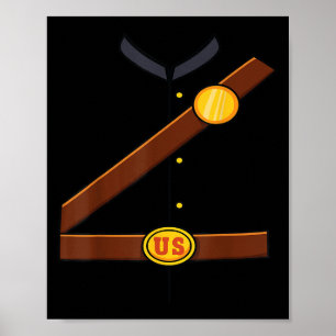 Union Soldier Costume Halloween Civil War Poster
