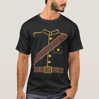 Union Soldier Costume Halloween Civil War Uniform T-Shirt
