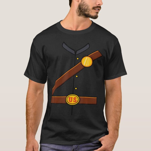 Union Soldier Halloween Civil War T-Shirt (Front)