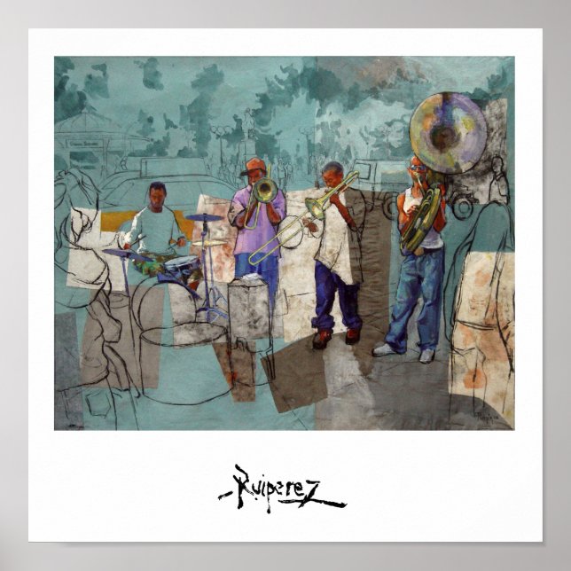 "Union Square Band" - "Banda en Union Square" Poster (Front)