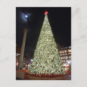 Union Square Christmas- San Francisco Holiday Postcard