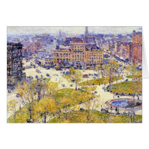 Union Square in Spring by Frederick Childe Hassam