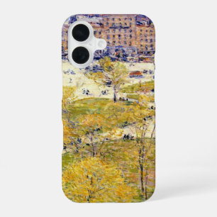 Union Square in Spring by Frederick Childe Hassam iPhone 16 Case