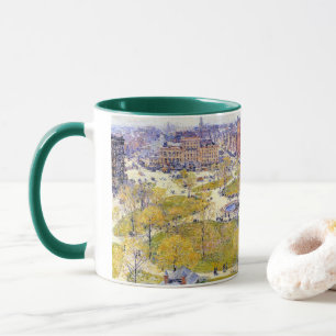 Union Square in Spring by Frederick Childe Hassam Mug