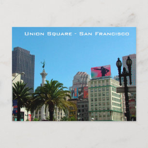 Union Square - San Francisco Postcard