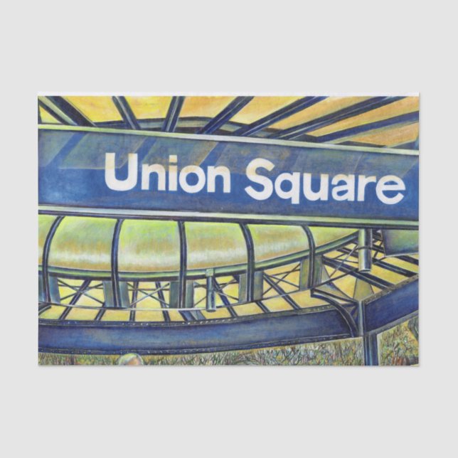 Union Square's Parlour Tissue Paper (Front)