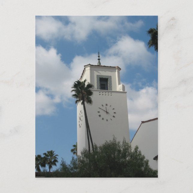 Union Station Clock Tower Postcard (Front)