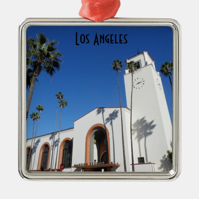 Union Station- Los Angeles Metal Ornament (Front)