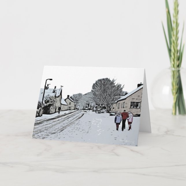 Union Street, Harthill with Woodall. Card (Front)