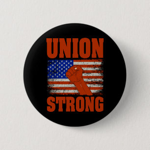 Union Strong 6 Cm Round Badge