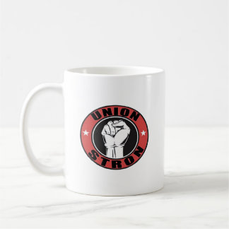 Union Strong American Flag Labour Day Coffee Mug