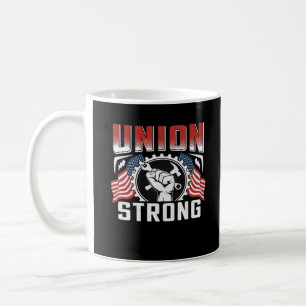 Union Strong American Flag Labour Day Essential Coffee Mug