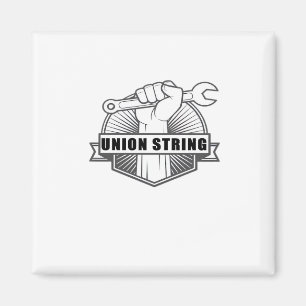 Union Strong American Flag Labour Day Essential Magnet