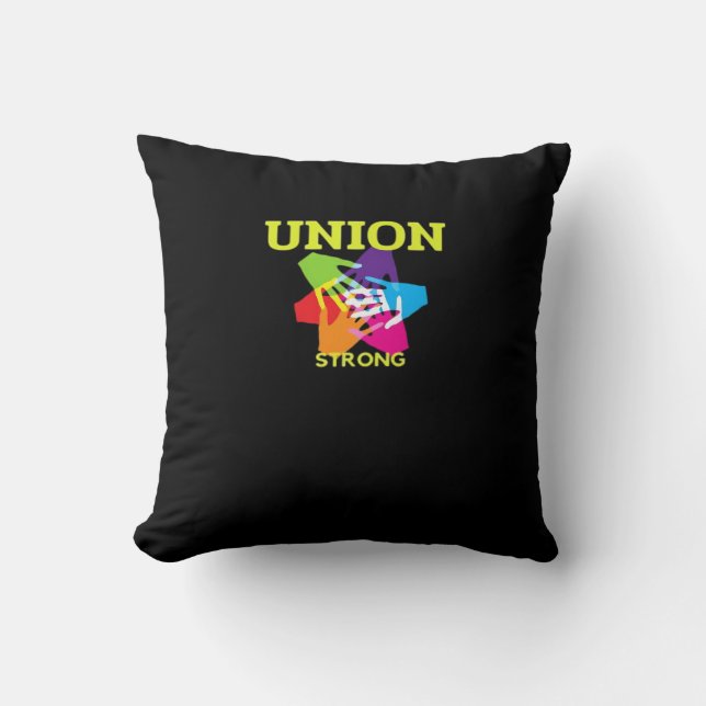 Union Strong Classic - Labour Day Cushion (Front)
