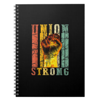 Union Strong Fist Proud Labour Day Workers Septemb Notebook