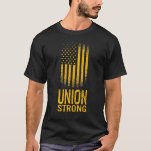Union Strong Fist Proud Labour Day Workers Septemb T-Shirt