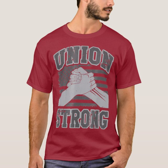 Union Strong  Job Union Worker Tee (Front)