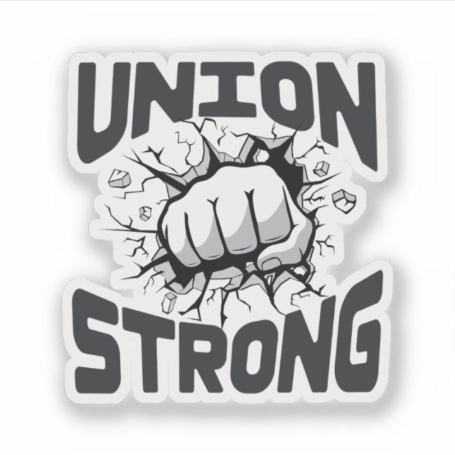 Union Strong - Labour Day Skilled Union Worker (Front)