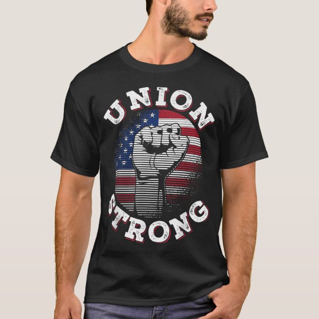  Union Strong Labour Day T-Shirt (Front)