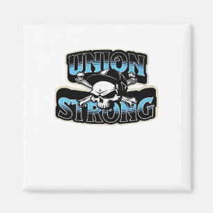 Union Strong Pro Union Hard Hat Union Classic Magnet