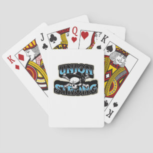 Union Strong Pro Union Hard Hat Union Classic Playing Cards