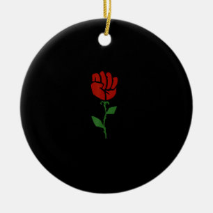 Union Strong Pro Union Worker Labour Fist Protest Ceramic Ornament
