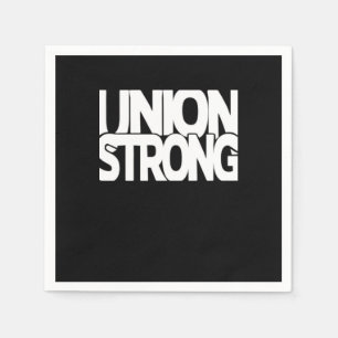 Union Strong - White Txt Classic Napkin