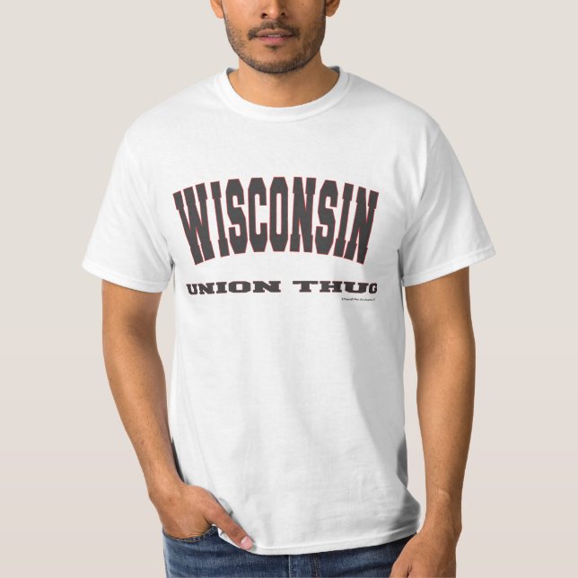 Union Thug with Red Outline T-Shirt (Front)