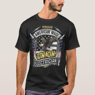 Union Worker Apparel American donuts truck boy pas T-Shirt