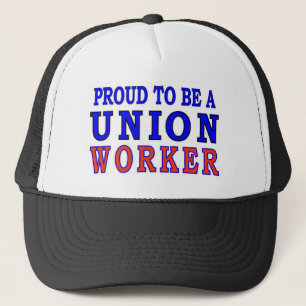UNION WORKER TRUCKER HAT