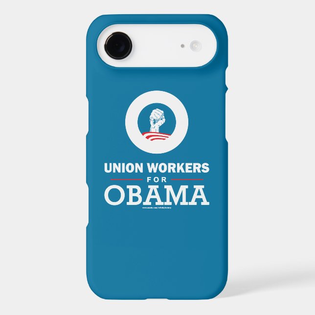 Union Workers for Obama Case-Mate iPhone Case (Back)