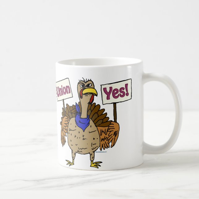 Union Yes Turkey; Talking Turkey Union Yes Coffee Mug (Right)