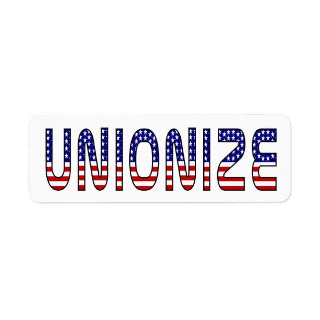 Unionise Return Address Label (Front)