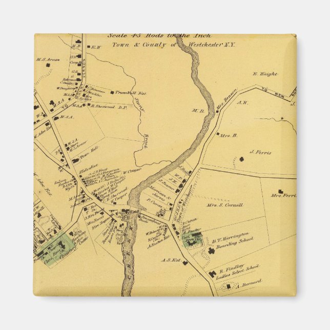 Unionport, Westchester, Schuylerville Magnet (Front)