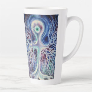 Unipolar neuron latte mug