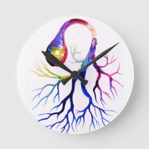 Unipolar neurone  round clock