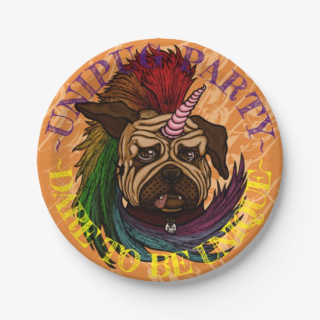 Unipug Party Plates (Front)