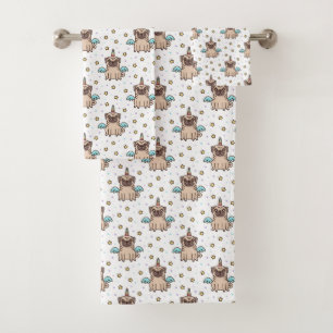 Unipug Pattern Bath Towel Set