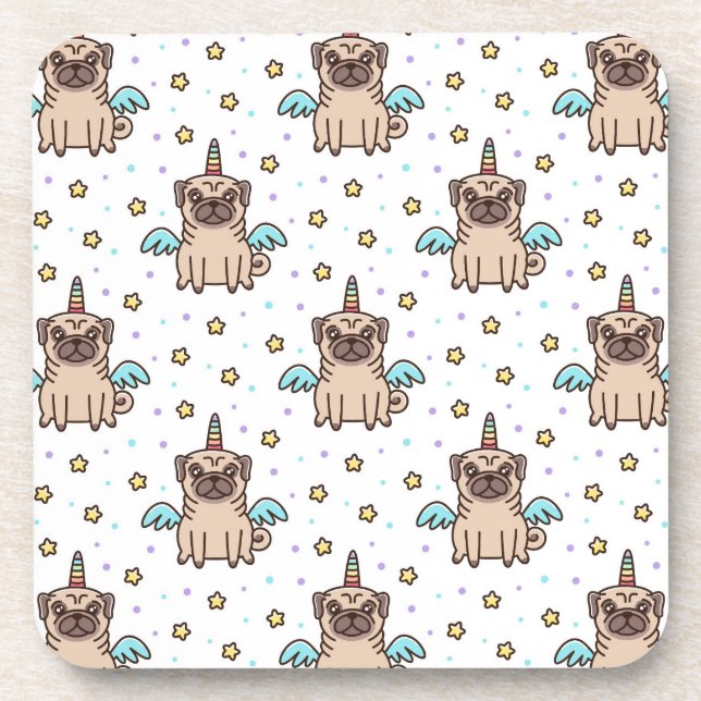 Unipug Pattern Coaster (Front)