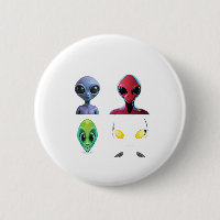Unique 3D Alien Face Design