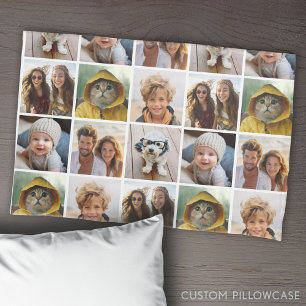 Unique 6 Photo Collage - Pattern All Over Pillowcase