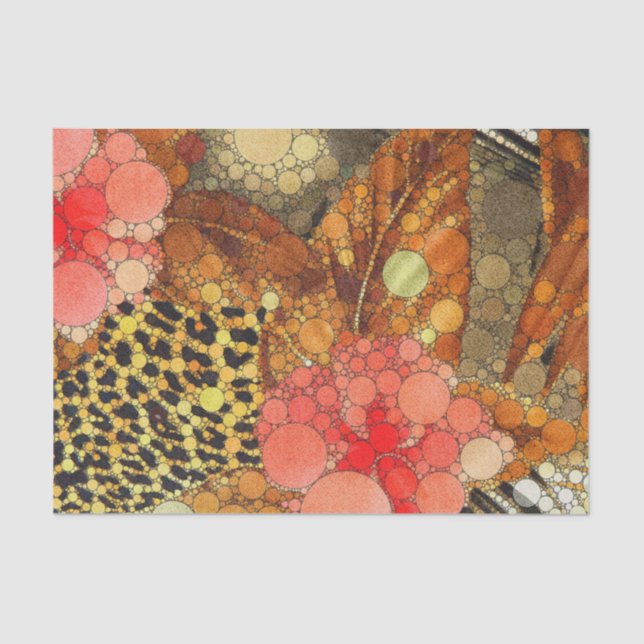 Unique Abstract Animal Print Tissue Paper (Front)