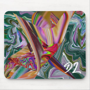 Unique Abstract Colourful Marble Liquid Mousepad