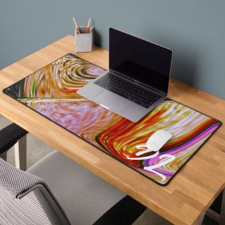 Unique Abstract Colourful Marble Liquid Mousepad Desk Mat